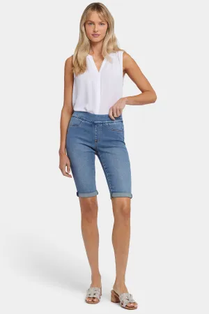 13 Inch Pull-On Denim Shorts - Barcelona Breeze