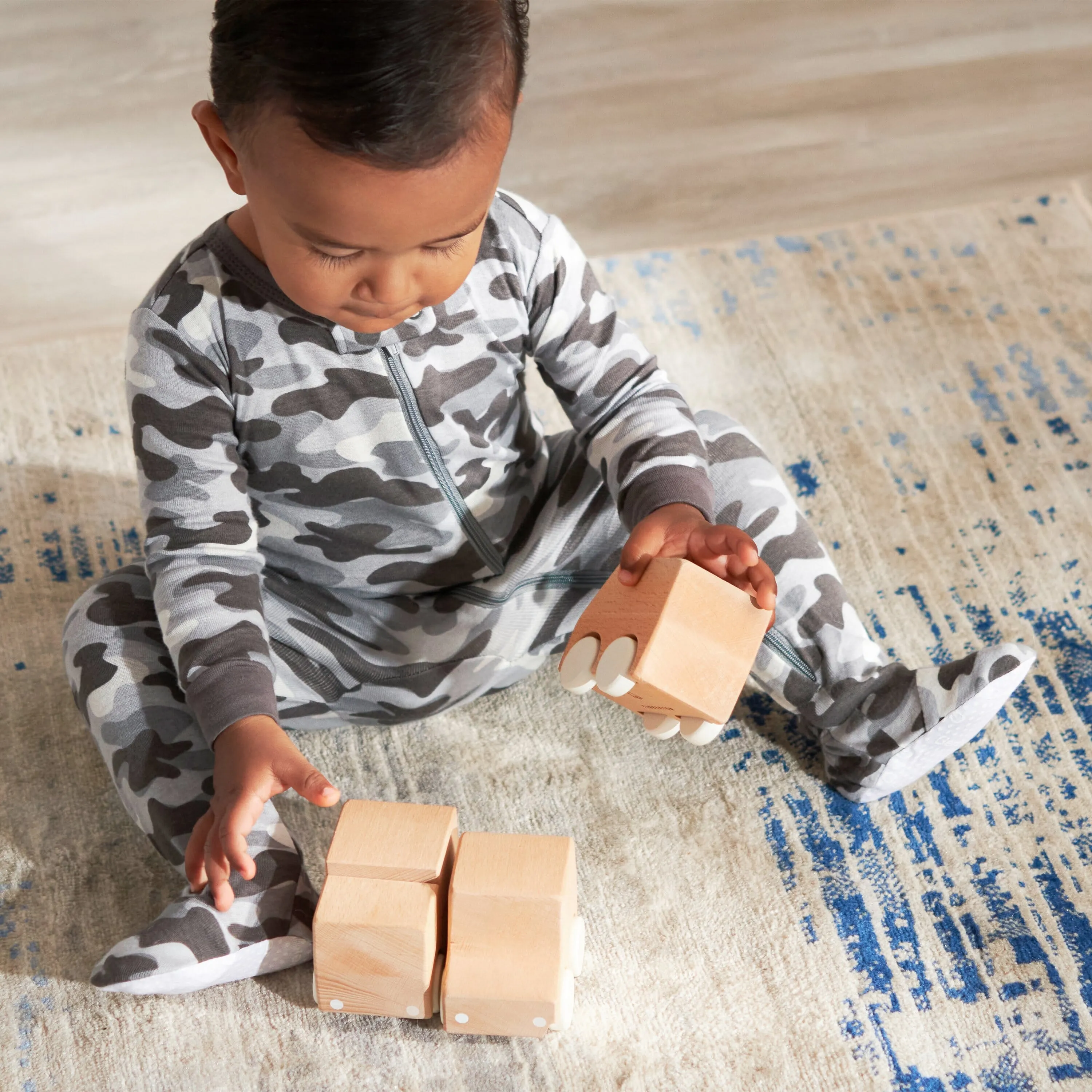 2-Pack Baby & Toddler Boys Camo Snug Fit Footed Cotton Pajamas Gerber Childrenswea