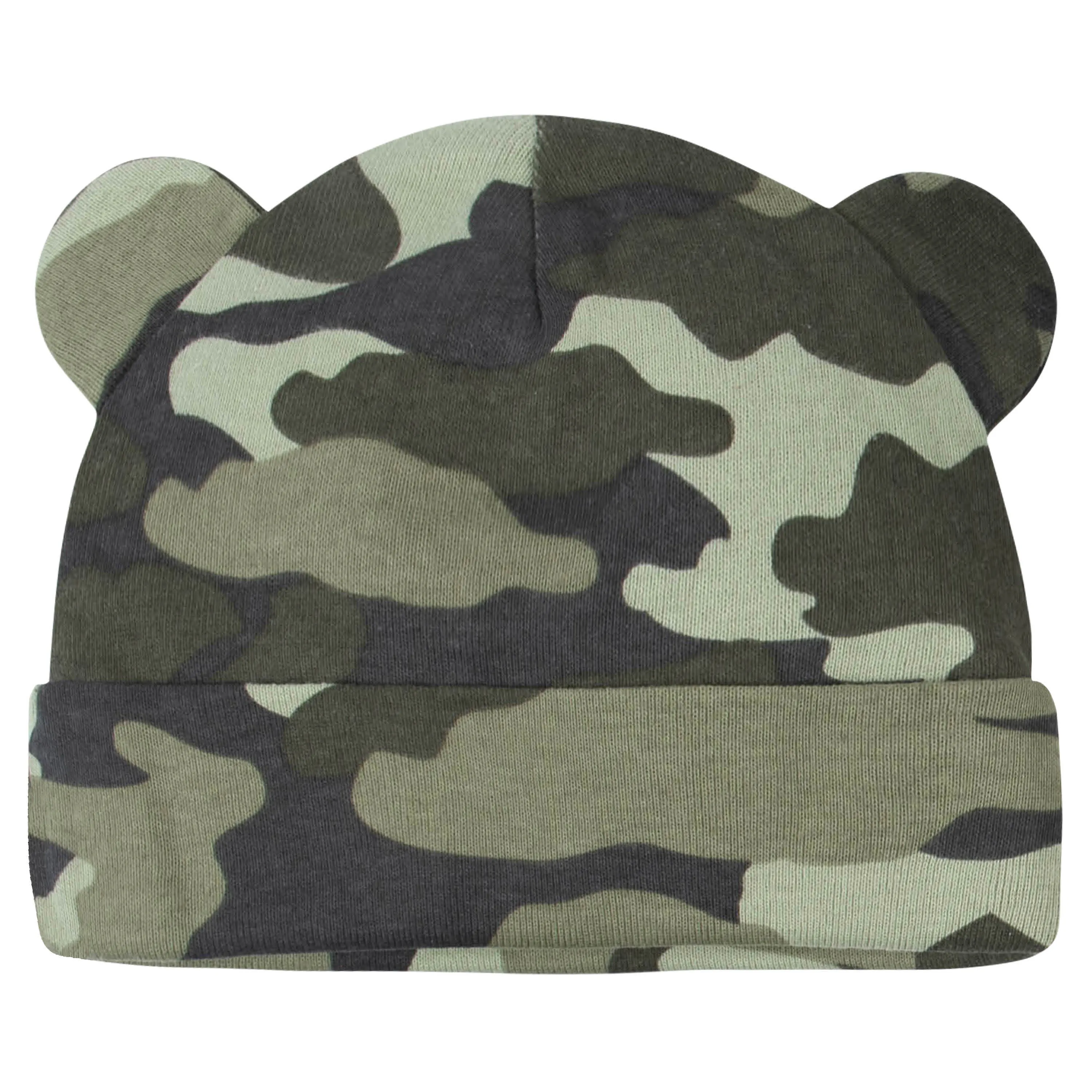 4-Pack Baby Boys Bear Caps Gerber Childrenswea