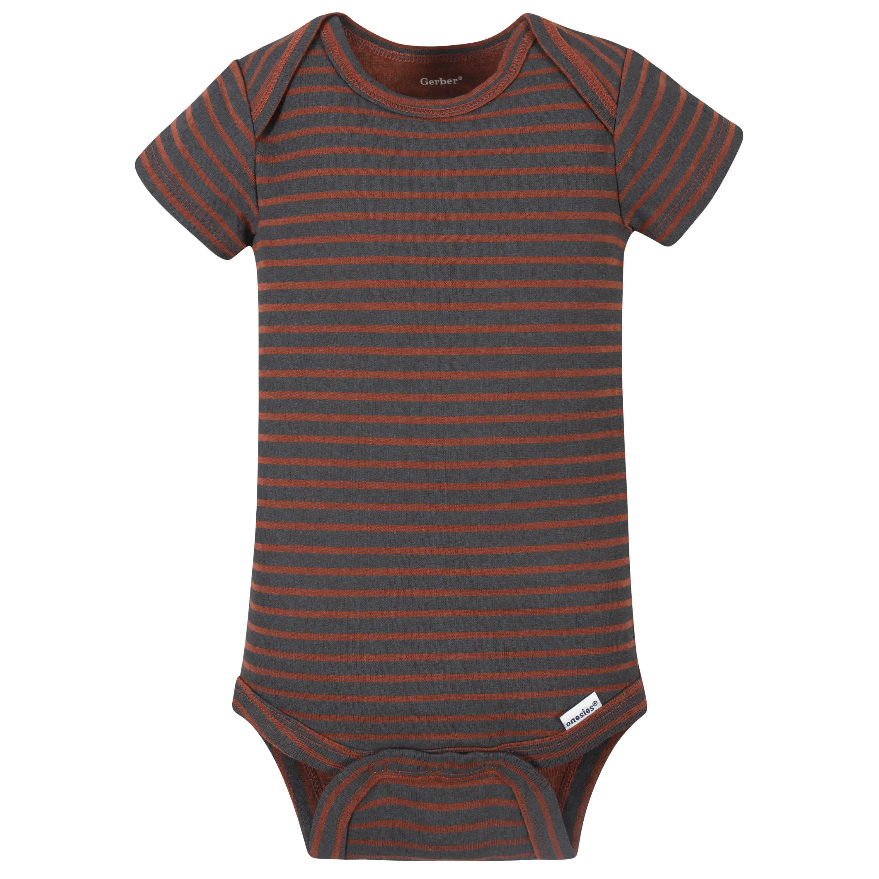 4-Pack Baby Boys Dino Short Sleeve Onesies Bodysuits Gerber Childrenswea