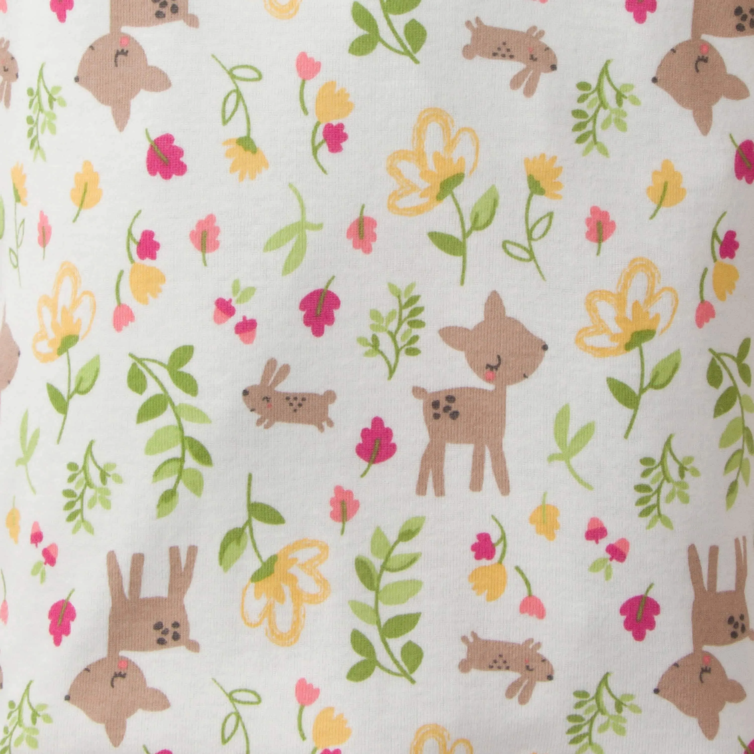 4-Piece Infant & Toddler Girls Deer Snug Fit Cotton Pajamas Gerber Childrenswea