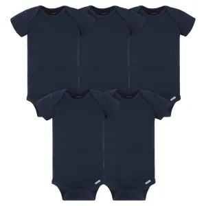 5-Pack Baby Navy Onesies Bodysuits Gerber Childrenswea