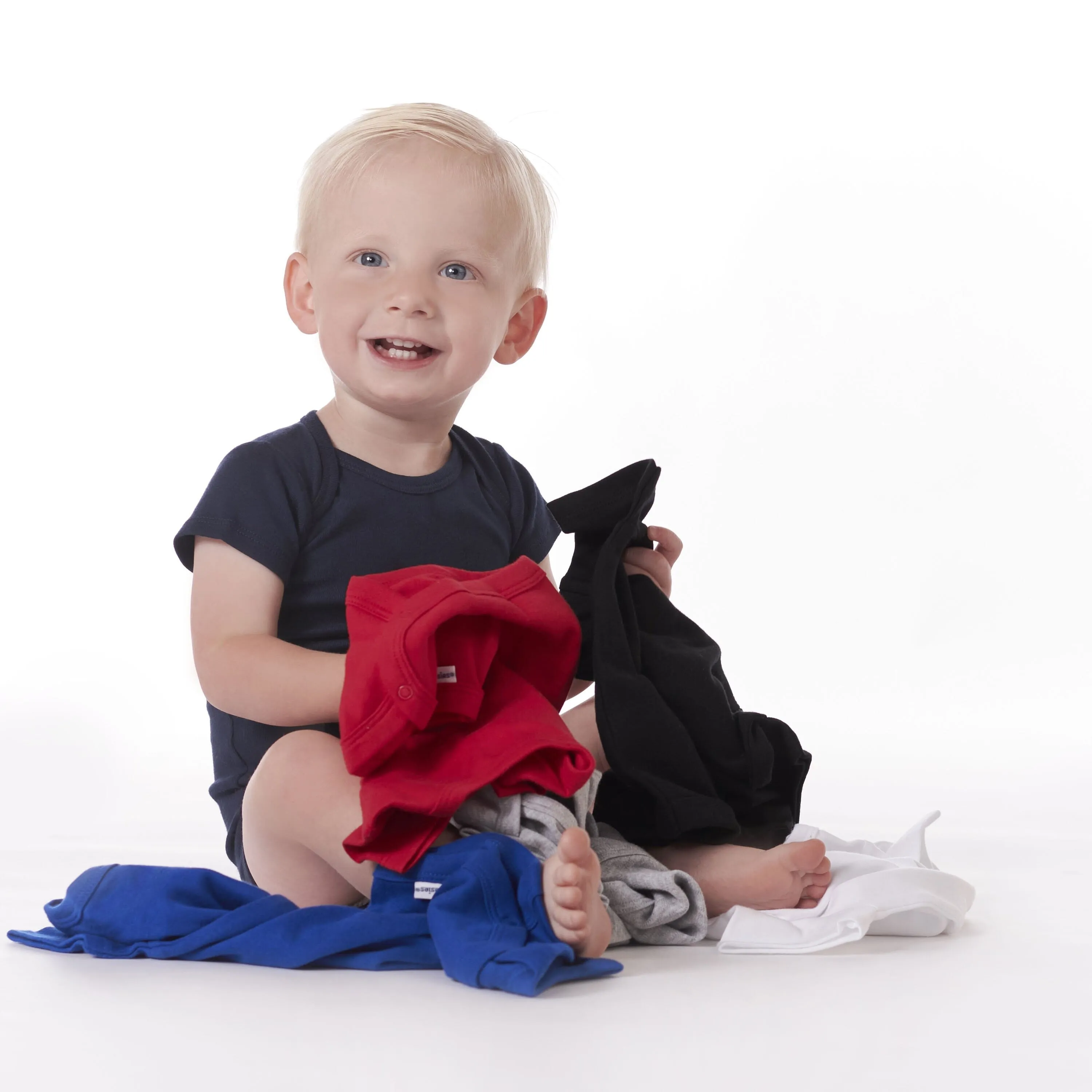 5-Pack Baby Navy Onesies Bodysuits Gerber Childrenswea