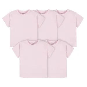 5-Pack Infant & Toddler Light Pink Premium Short Sleeve Tees Gerber Childrenswea