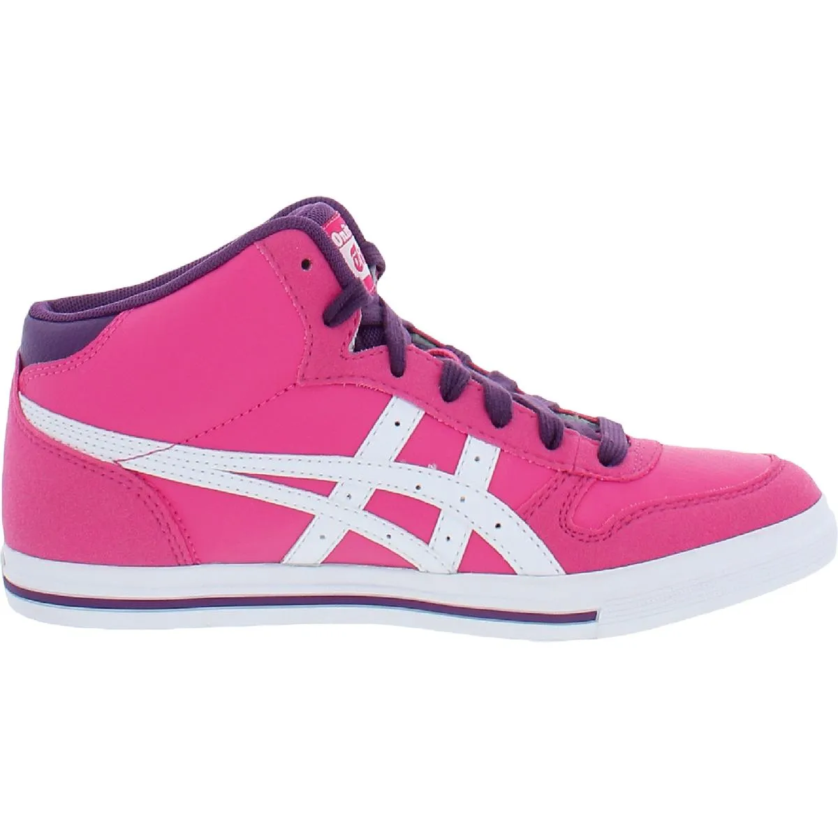 Aaron MT GS Girls Faux Leather High-Top Casual and Fashion Sneakers