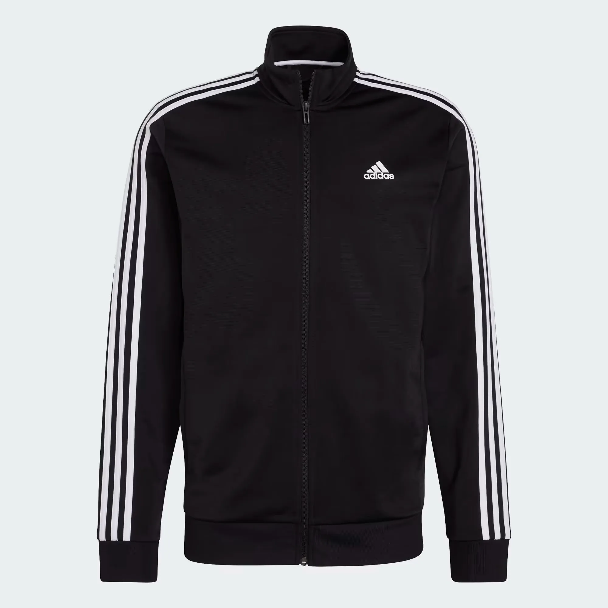 Adidas Essentials Warmup 3 Stripes Track Jacket - Men