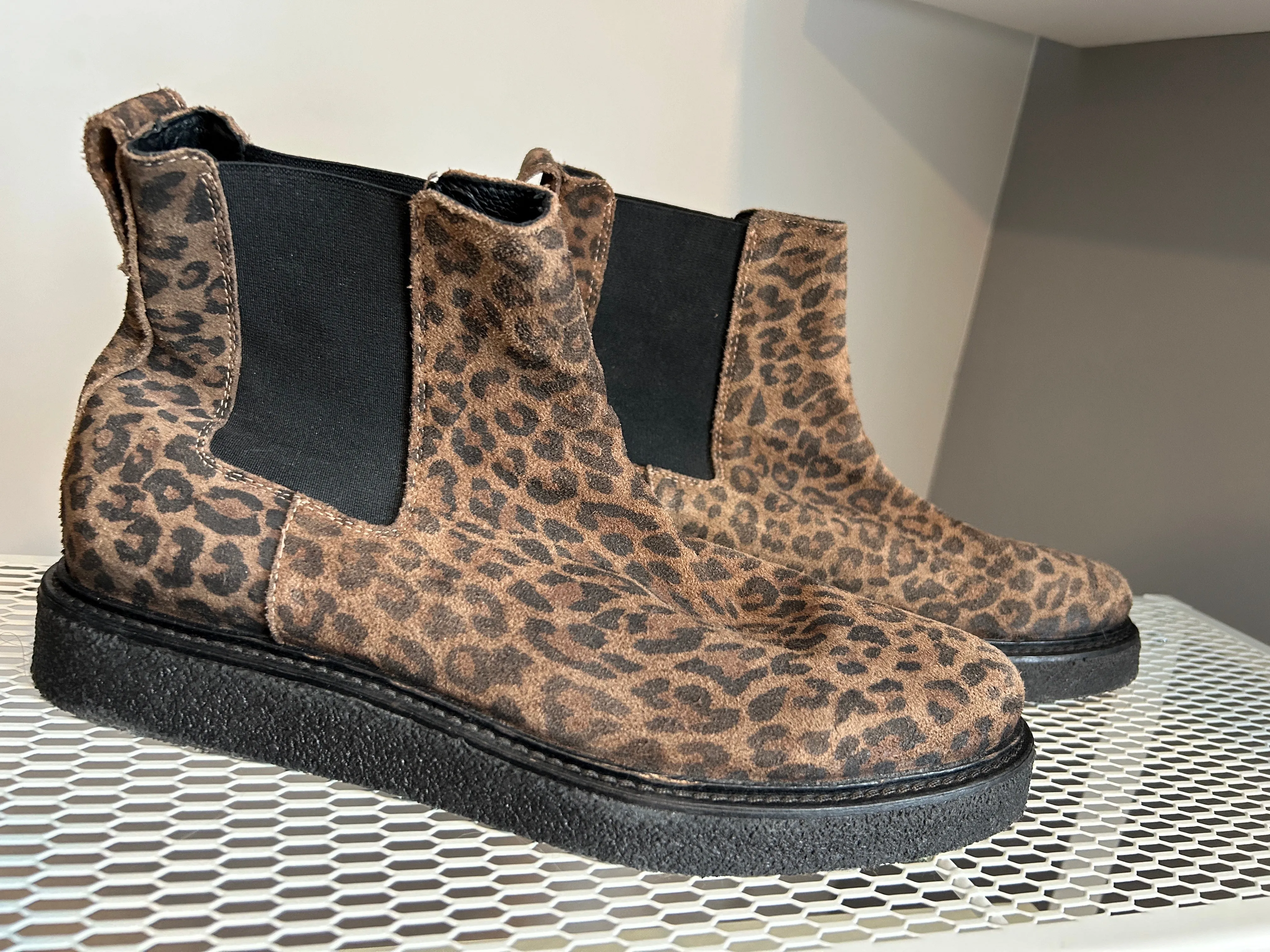 All Saints Leopard Boots Size 42/11