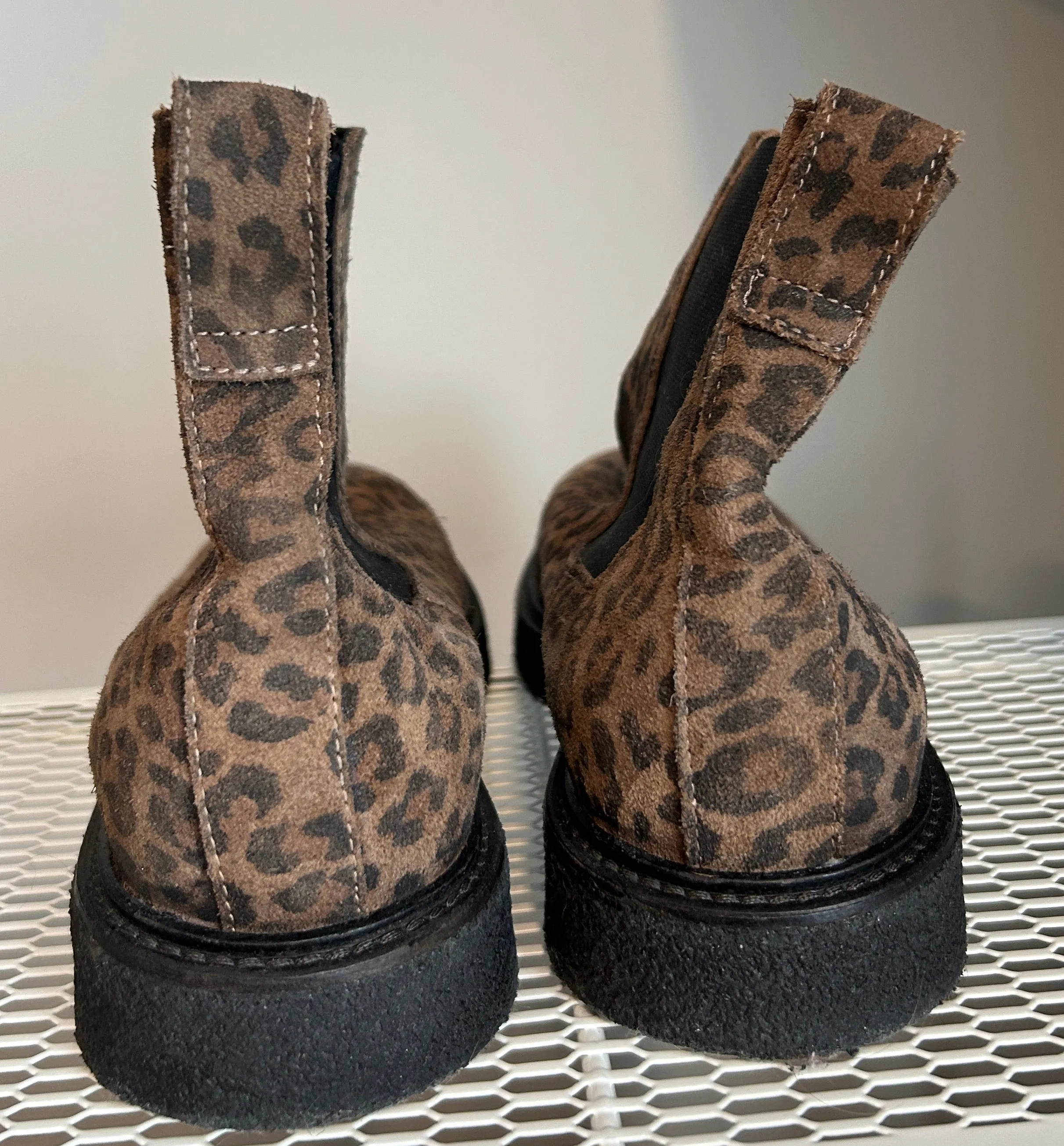 All Saints Leopard Boots Size 42/11