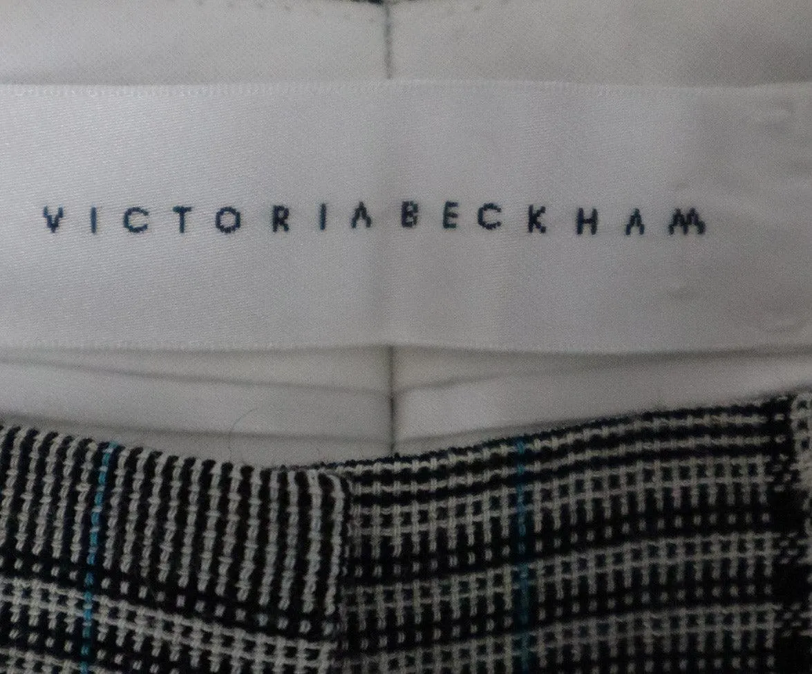 Beckham B&W Plaid Wool Pants sz 8