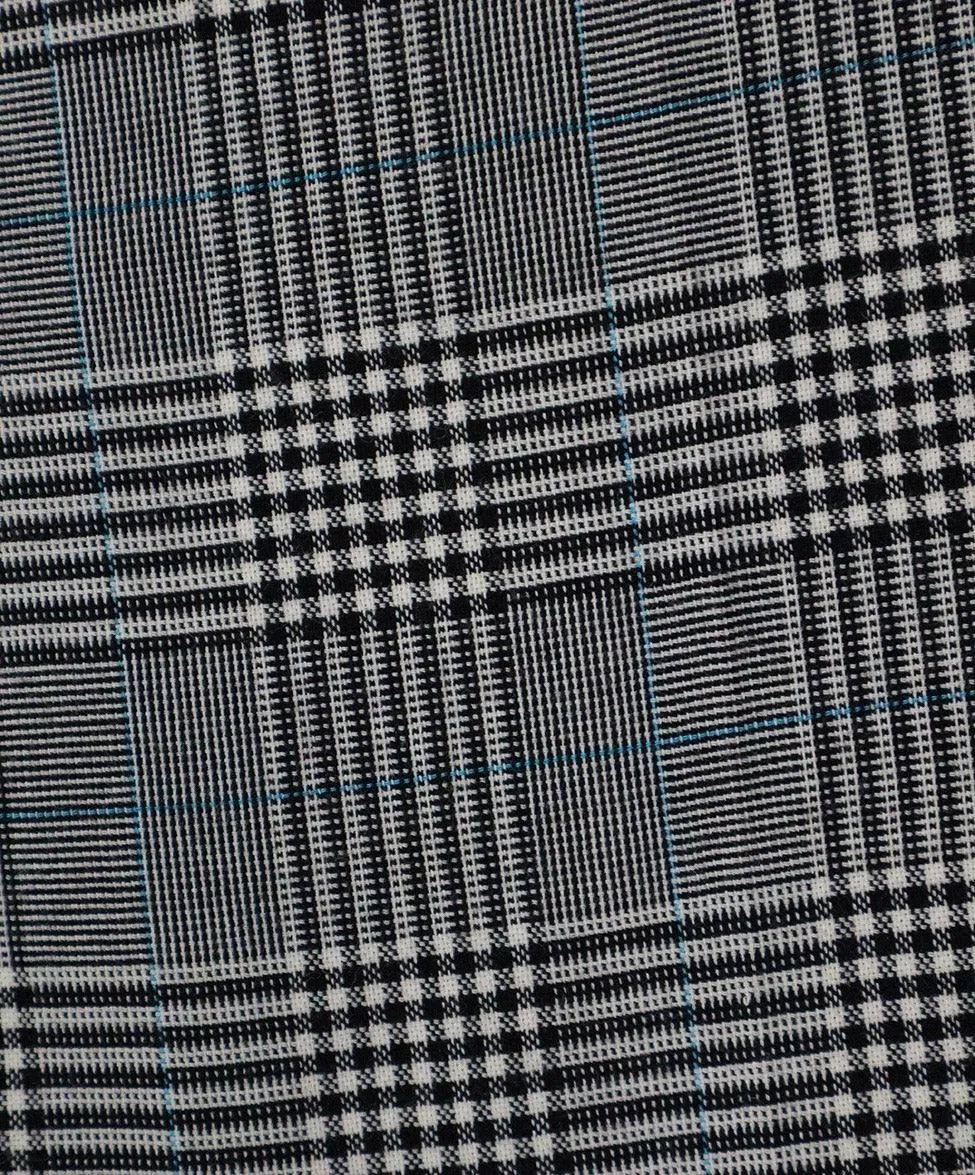 Beckham B&W Plaid Wool Pants sz 8