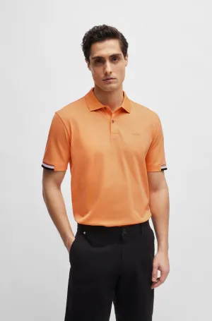 Boss Regular-Fit Polo Shirt With Rubberized Logo - Men
