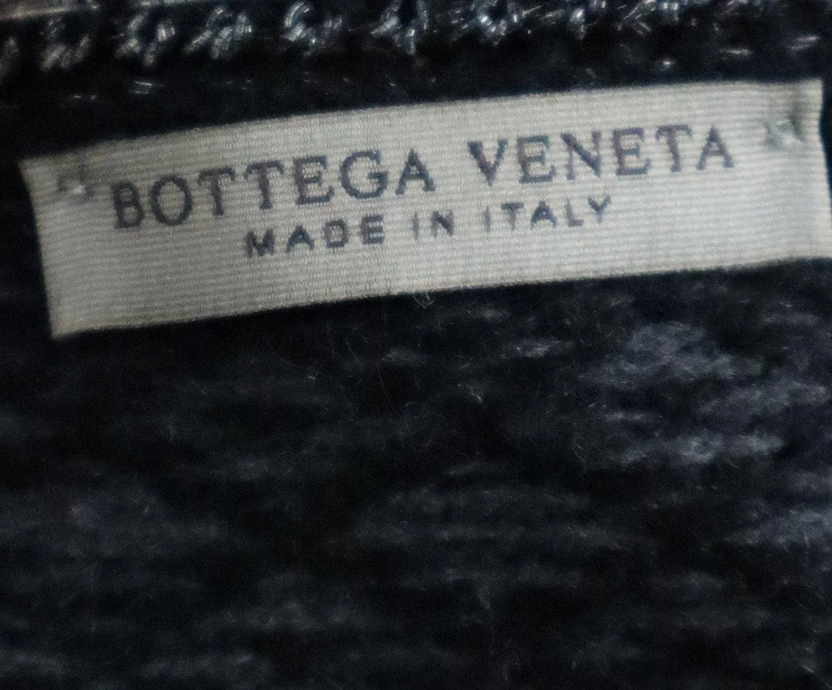 Bottega Veneta Charcoal Cashmere Studs Sweater sz 6