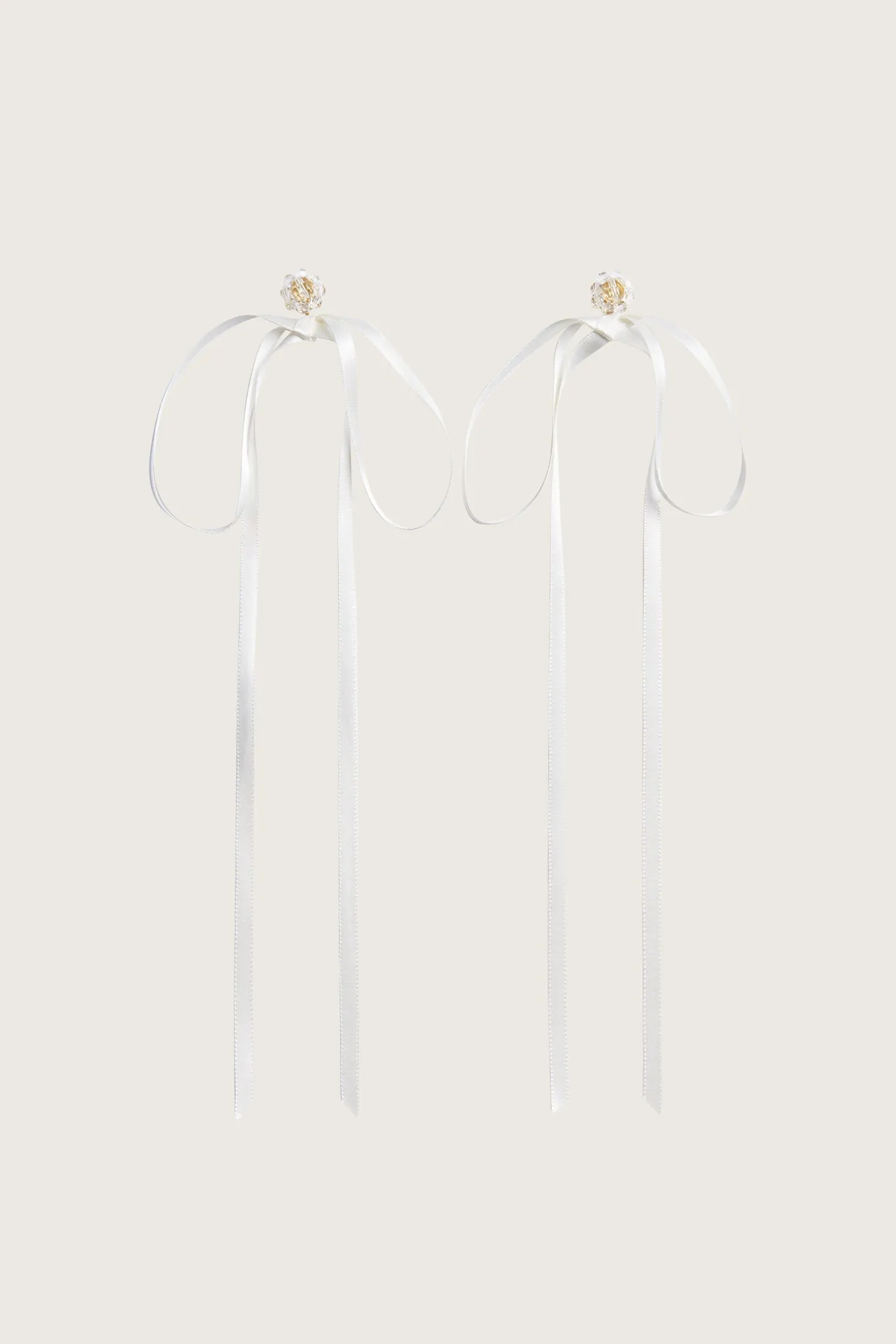 Bow Ribbon Stud Earrings