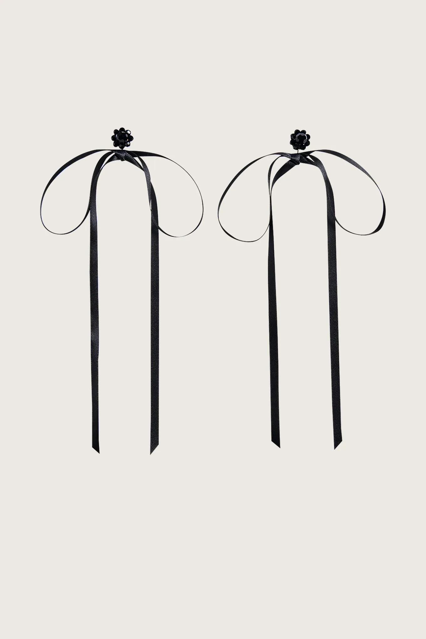 Bow Ribbon Stud Earrings