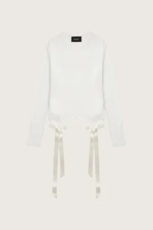 Bow Tail Easy Long Sleeve T-Shirt