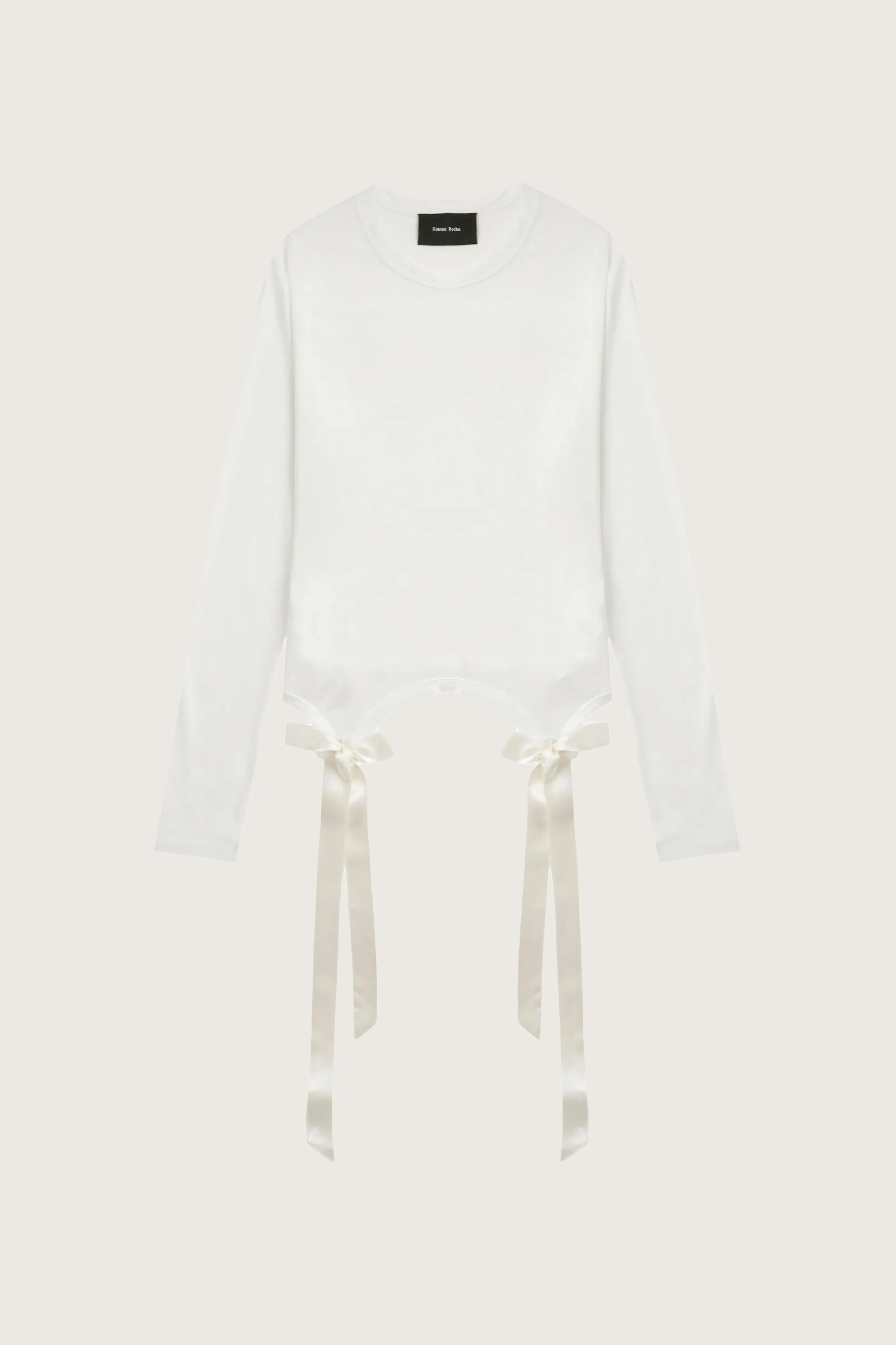 Bow Tail Easy Long Sleeve T-Shirt
