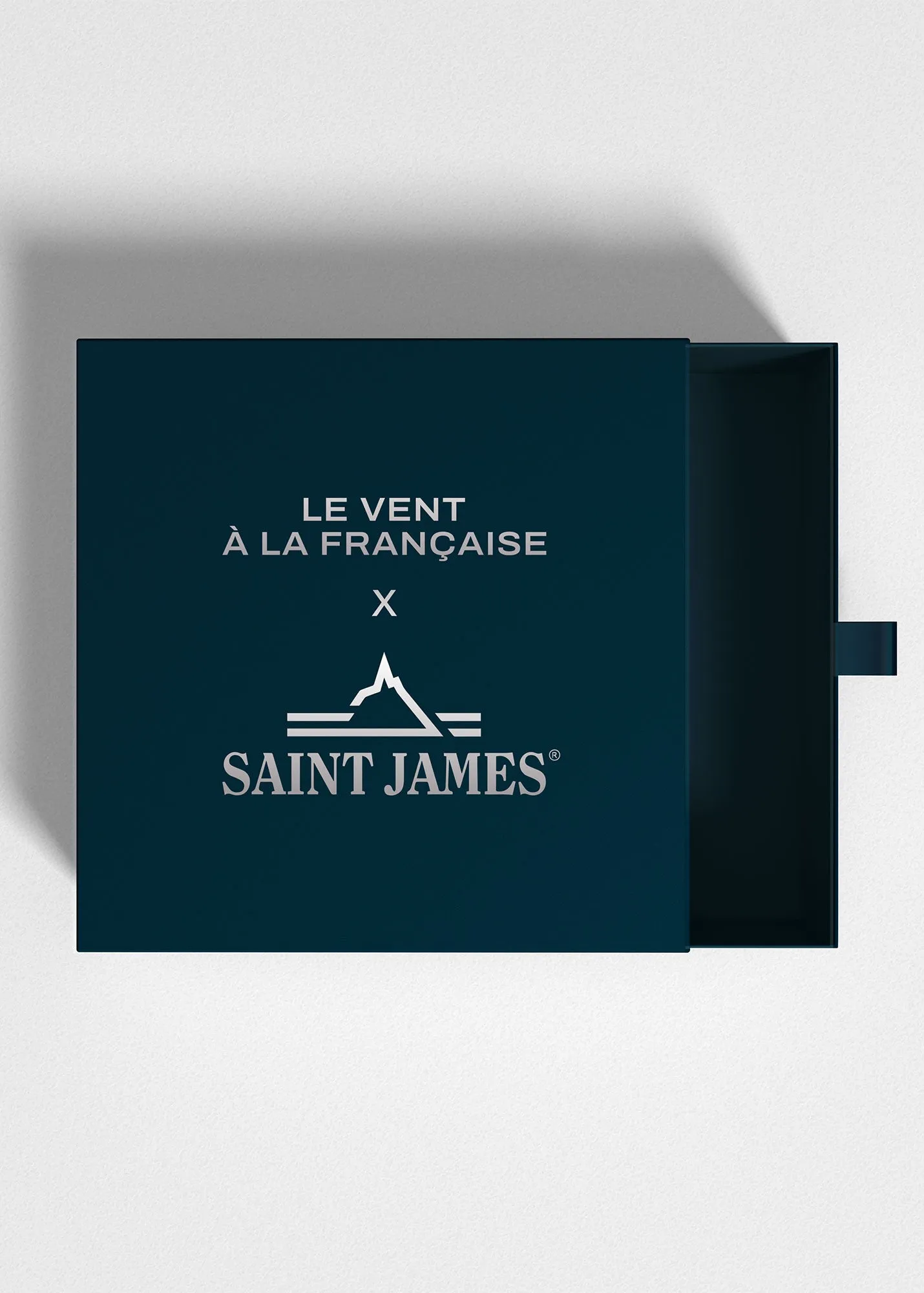 Bracelet lien Bouton - SAINT JAMES x Le Vent  la franaise (ARGENT/RAYE BLANC/BEIGE)