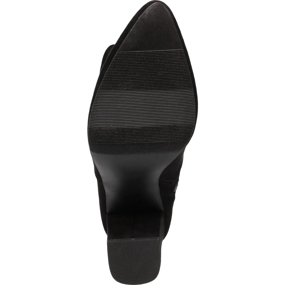 Bravy Womens Microsuede Block Heel Over-The-Knee Boots