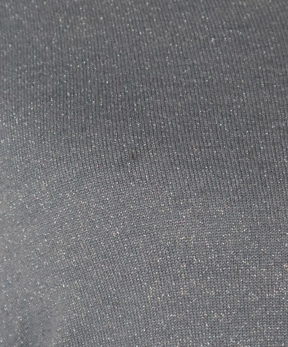 Brunello Cucinelli Blue & Silver Cashmere Sweater sz 6