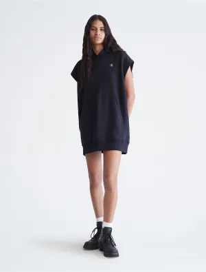 Calvin Klein Archive Logo Fleece Sweatshirt Dress - Women
