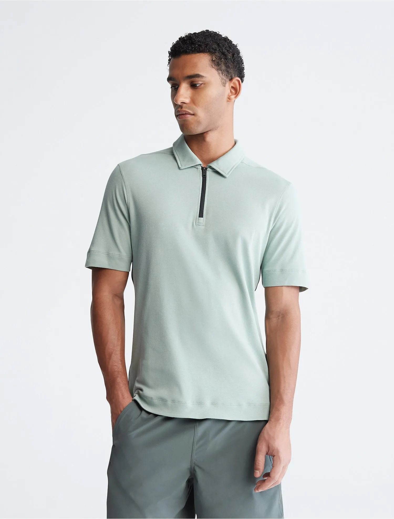 Calvin Klein CK Sport Effect Short Sleeve Polo Shirt - Men