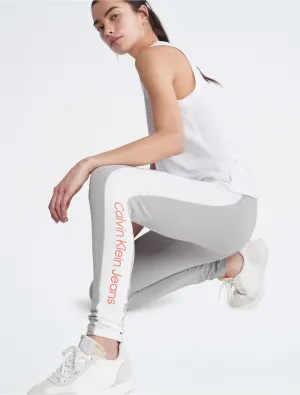 Calvin Klein Colorblock Slim Fit Leggings - Women
