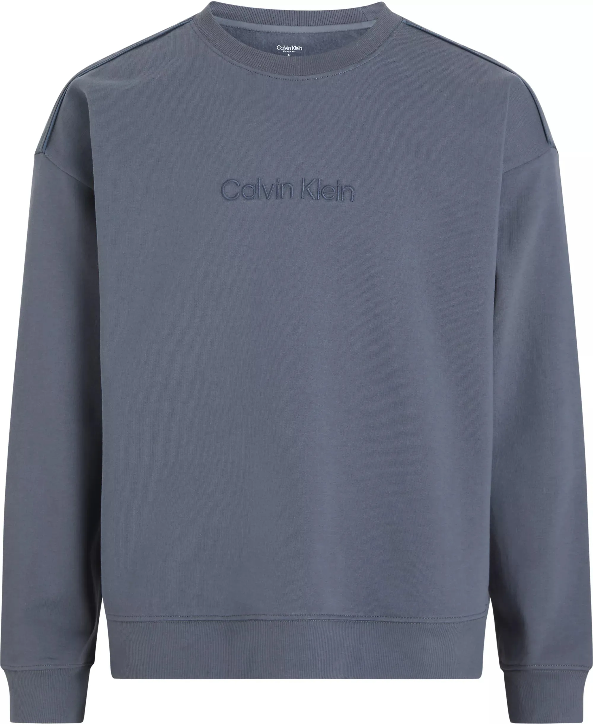 Calvin Klein COTTON FLEECE Mens Sweatshirt Turbulence / Ink