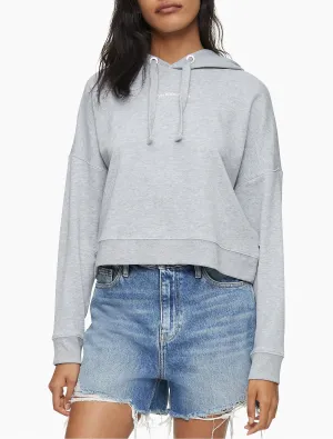 Calvin Klein Minimal Logo Pullover Hoodie - Women