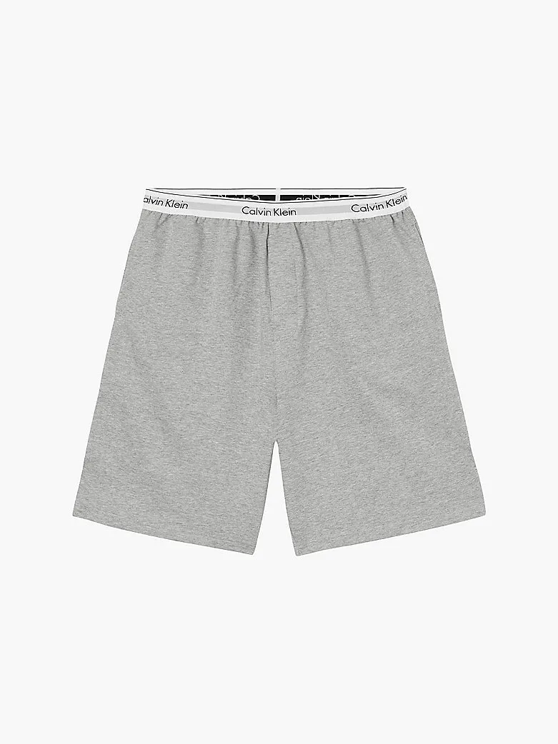 Calvin Klein MODERN COTTON TERRY LOUNGE Shorts Mens Grey Heather