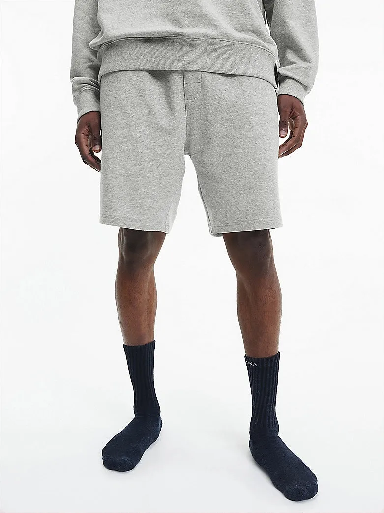 Calvin Klein MODERN COTTON TERRY LOUNGE Shorts Mens Grey Heather