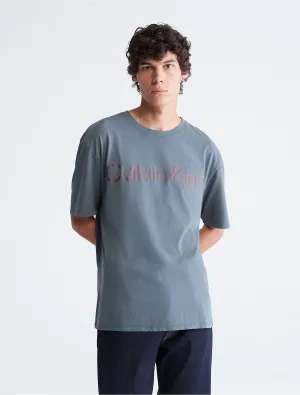 Calvin Klein Naturals Relaxed Fit Tea Dye Logo TShirt - Men