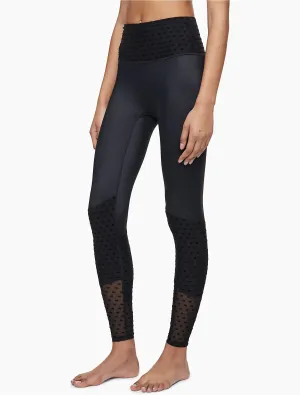 Calvin Klein Performance Logo Mesh 7/8 Leggings - Women