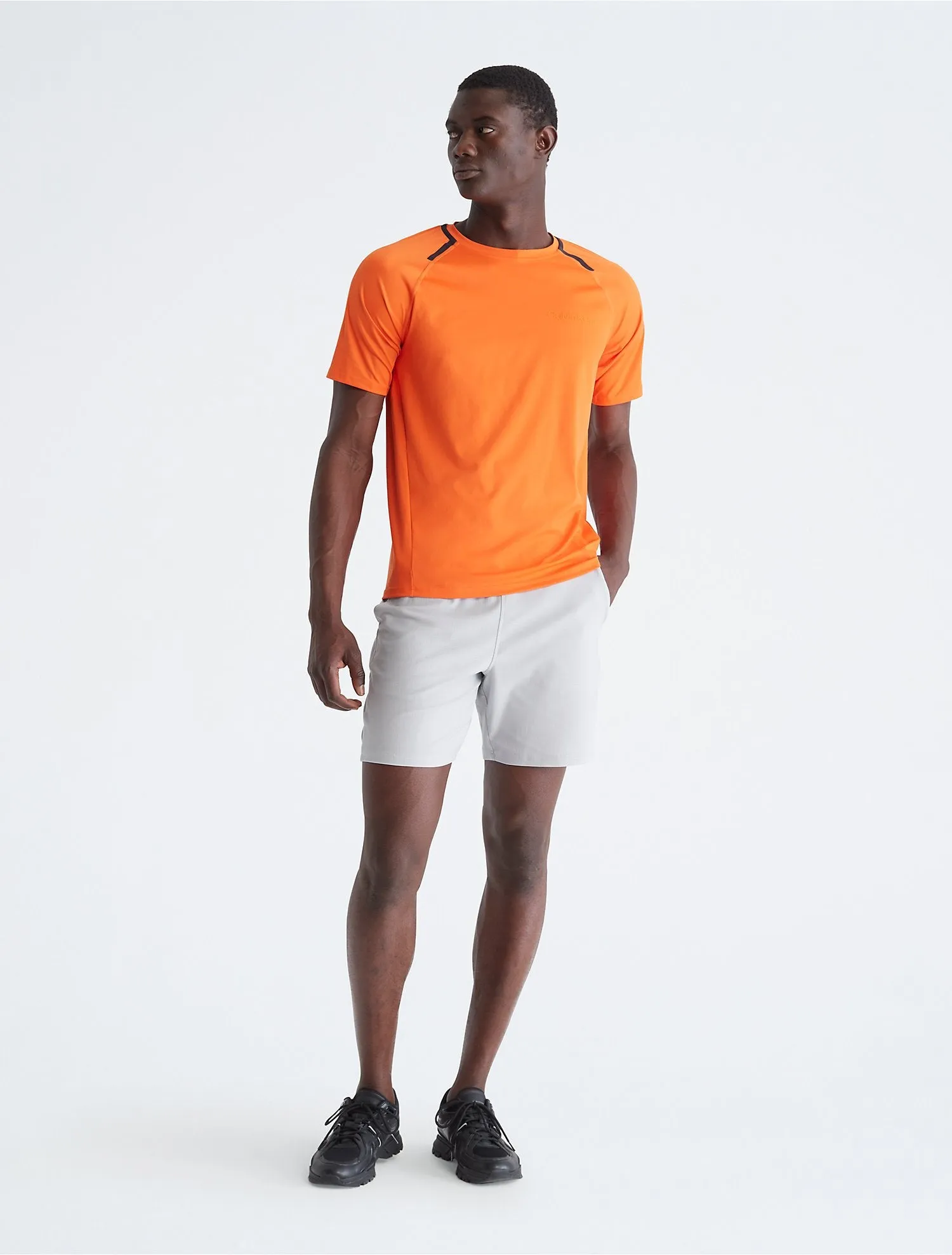 Calvin Klein Performance Logo Raglan Sleeve Tshirt - Men