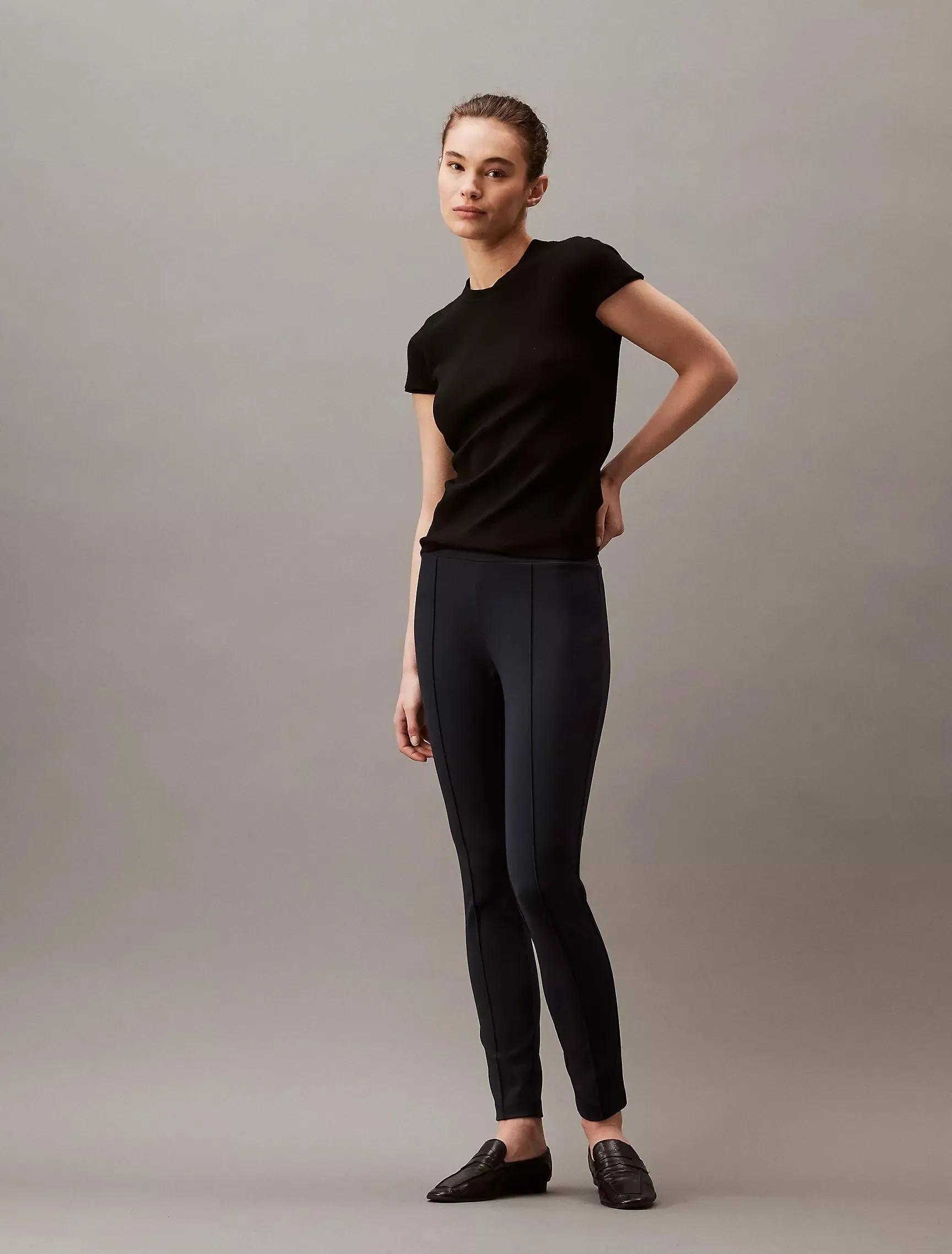 Calvin Klein Ponte Skinny Fit Pants - Women