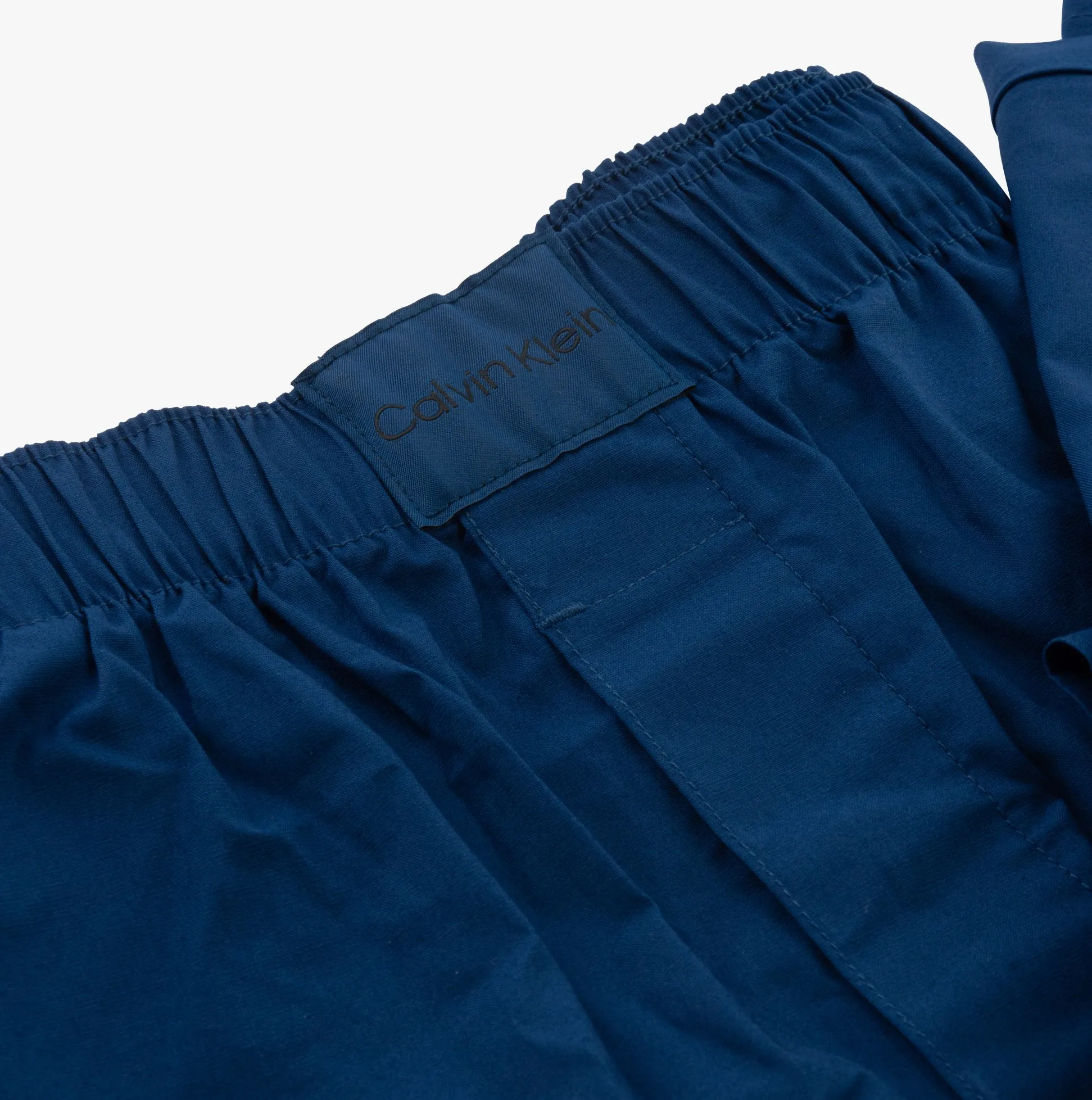 Calvin Klein PURE COTTON SLEEP Short Pyjama Set Mens Navy Peony