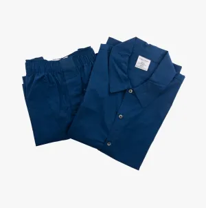 Calvin Klein PURE COTTON SLEEP Short Pyjama Set Mens Navy Peony