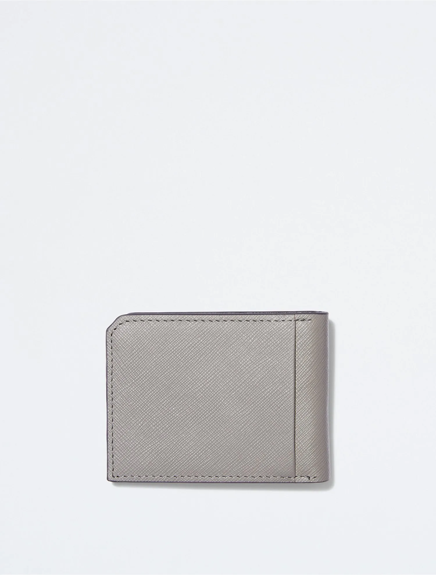 Calvin Klein Saffiano Leather Slim Bifold Wallet - Men