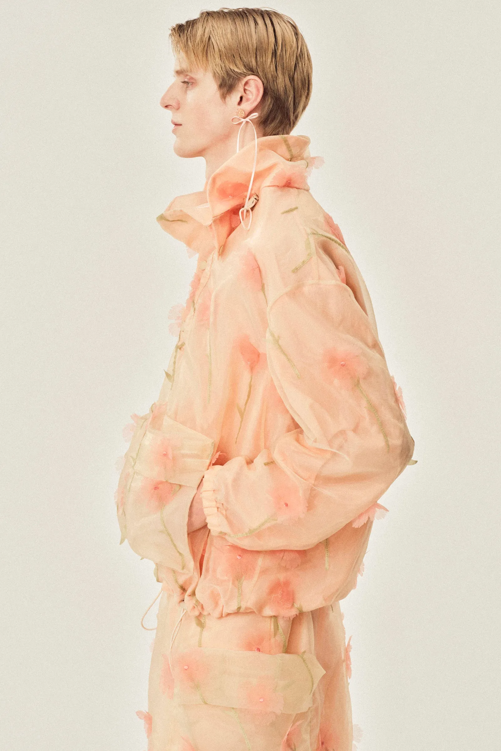 Carnation Organza Cagoule