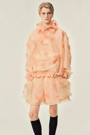 Carnation Organza Cagoule