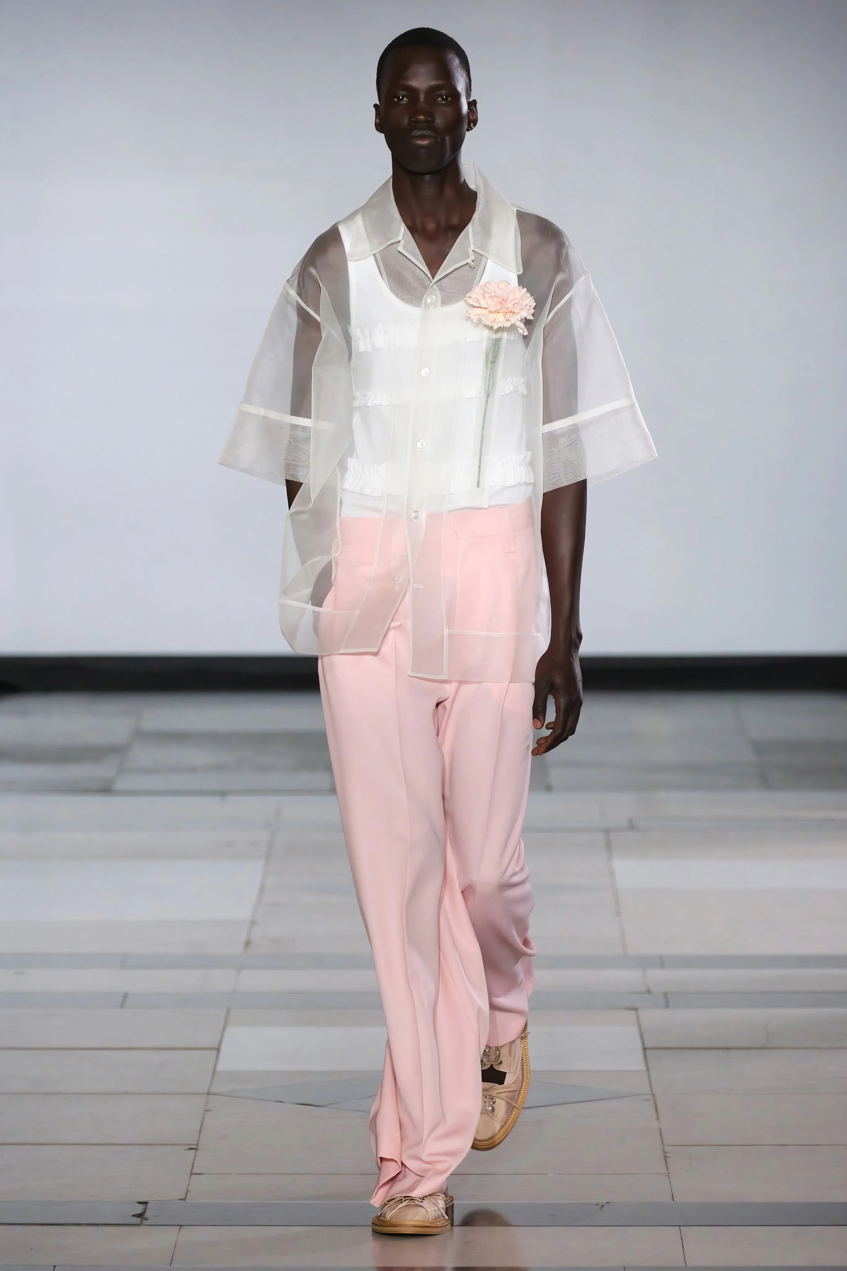 Carnation Pocket Boxy Shirt