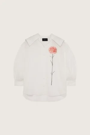 Carnation Sailor Collar Shirt