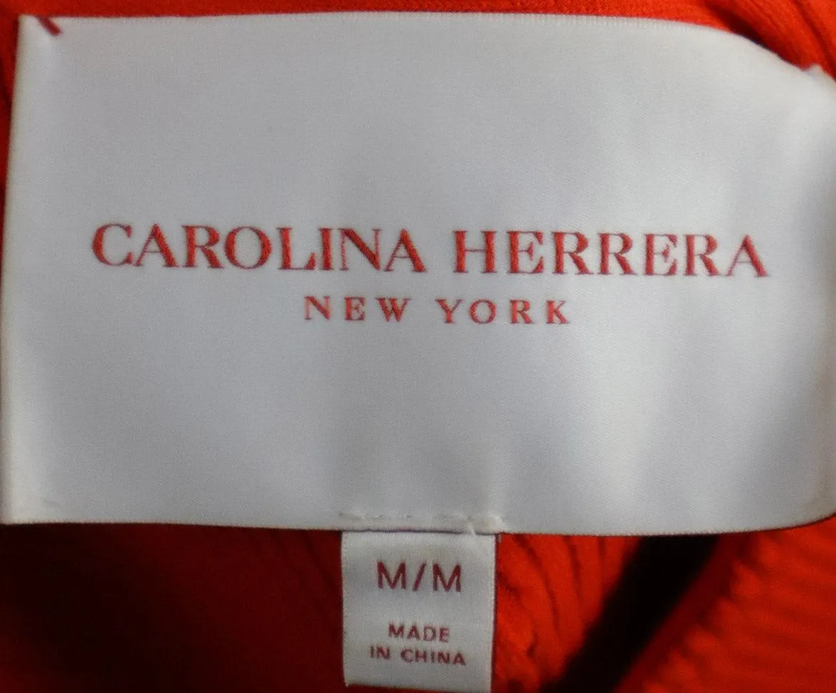 Carolina Herrera Blood Orange Dress sz 8