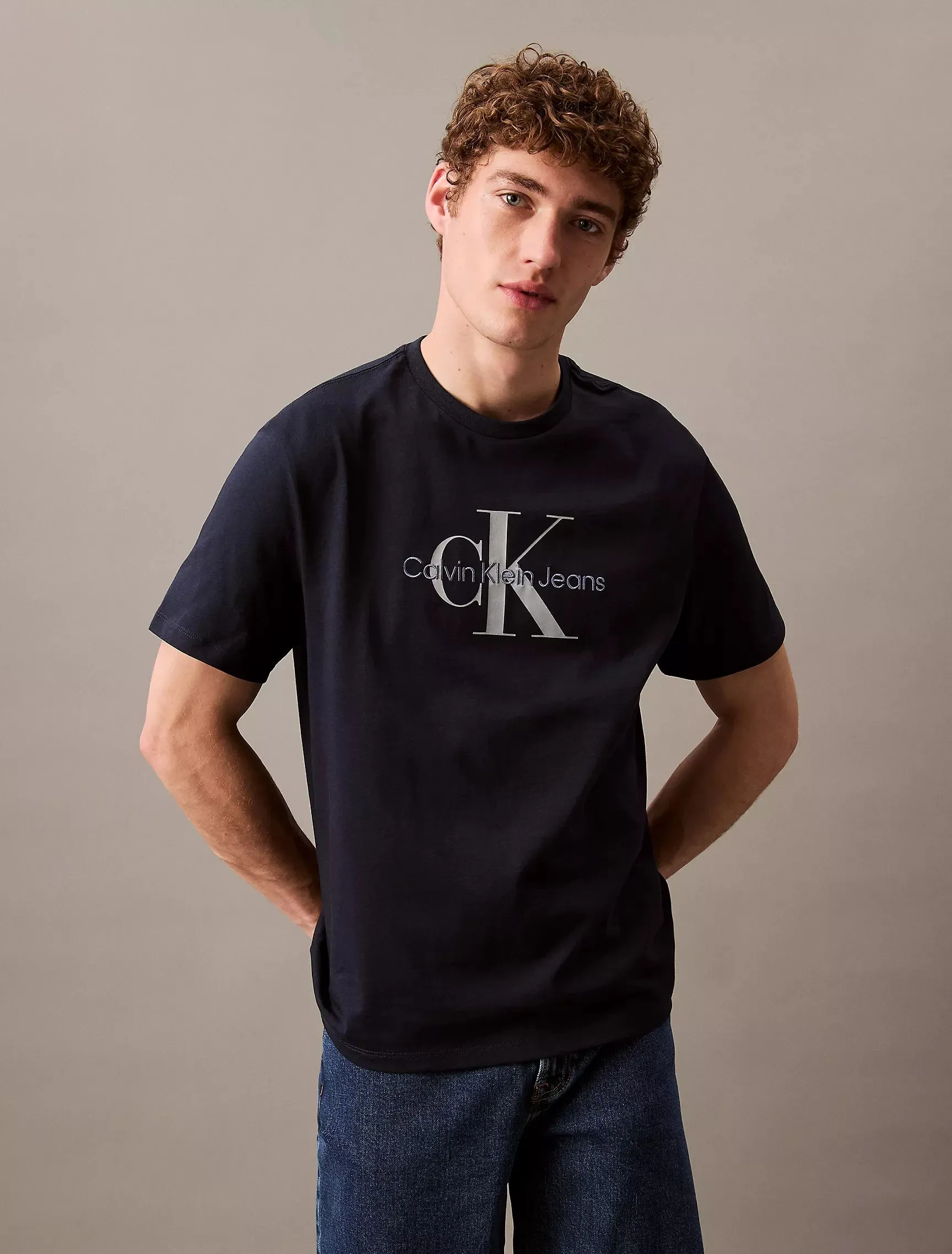 CK Monogram Logo Tee - Men