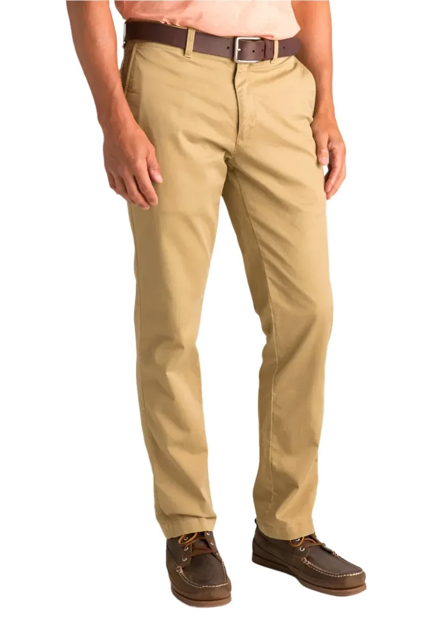 Classic Fit Gold School Chino (Dark Khaki)