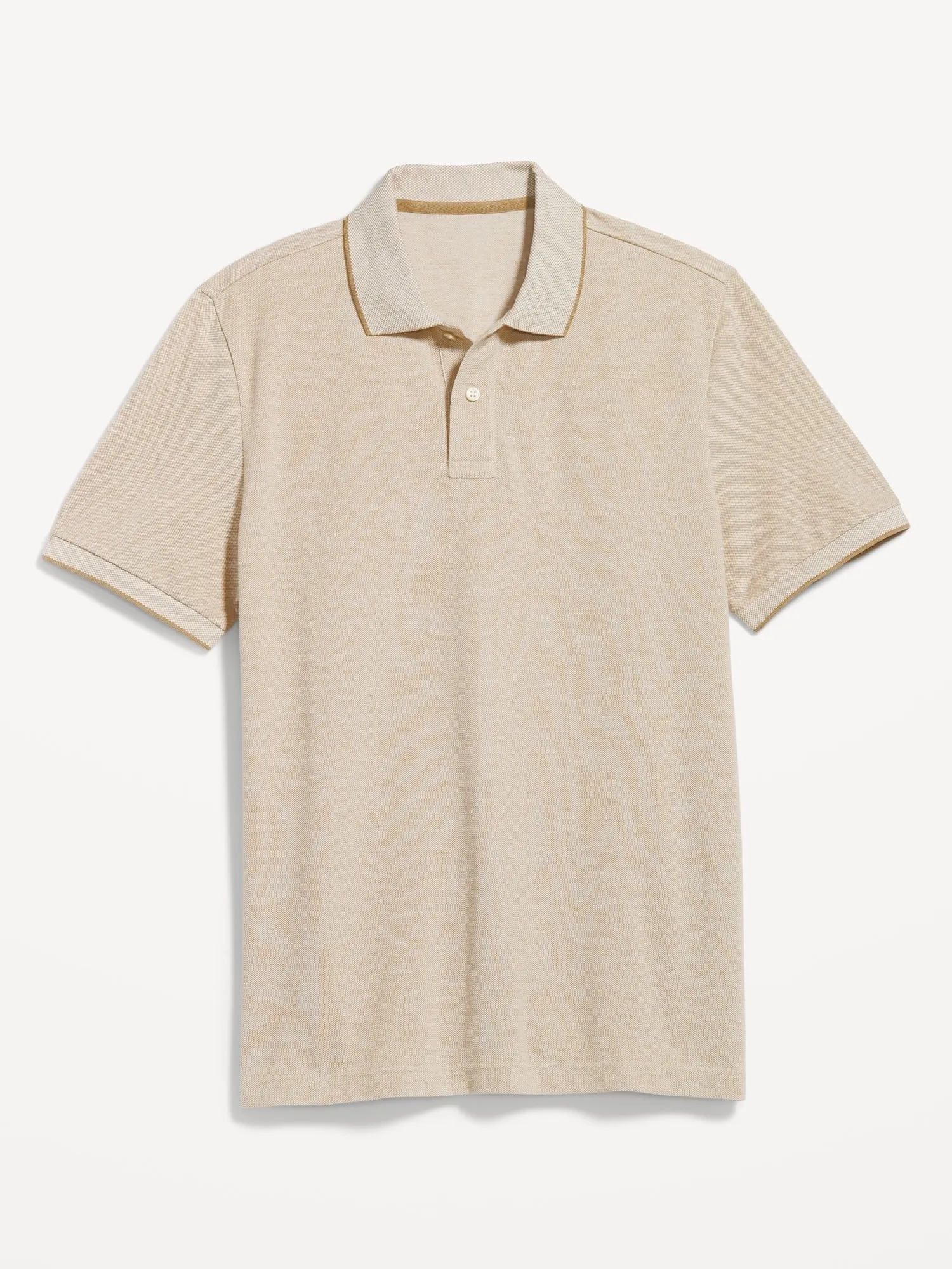 Classic Fit Pique Polo For Men