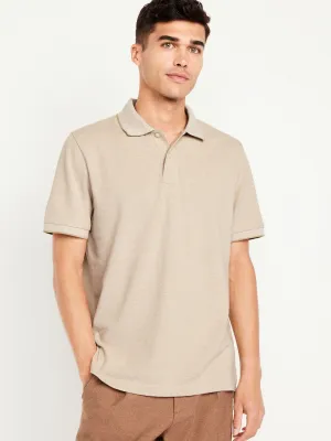 Classic Fit Pique Polo For Men