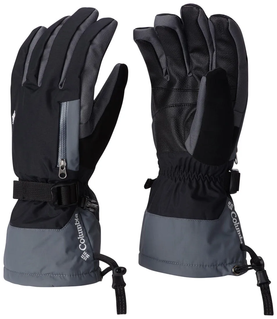 Columbia Men Black Bugaboo Interchange Gloves