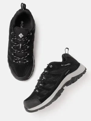 Columbia Men Black CRESTWOOD Water Resistant Shoes