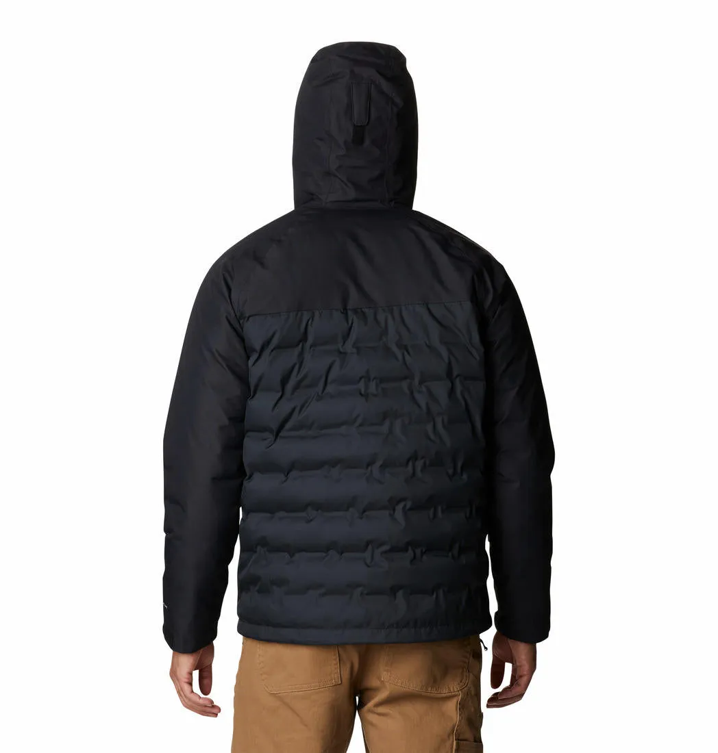 Columbia Men Black Omni-Heat Infinity Grand Trek II Hooded Down Jacket