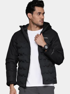 Columbia Men Black Omni-Heat Infinity Grand Trek II Hooded Down Jacket